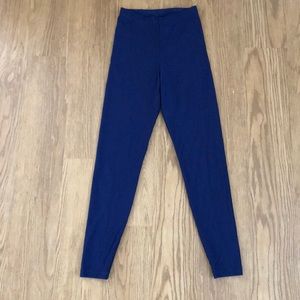 American Apparel shiny nylon tricot leggings